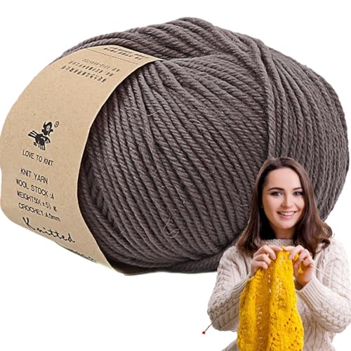 Maciun Handhäkelgarn, warmes Garn für Strick- und Häkelprojekte, bequeme Decken, Häkelwolle für Pullover, Mütze, Handschuhe, Schal, Spielzeug von Maciun