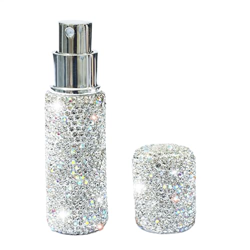 Maciun Leere Parfüm-Sprühflaschen, 10 ml, tragbare Glasbling-Parfüm-Nachfüllflasche, nachfüllbarer Duftöl-Sprüher, kleiner Reisespender für Haarspray Maciun Leere Parfüm-Sprühflaschen, 10 ml, tragbare Glasbling-Parfüm-Nachfüllflasche, nachfüllbarer Duftöl-Sprüher, kleiner Reisespender für Haarspray von Maciun