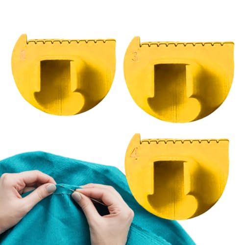 Nählehre | Nadellehre Quilt-Lineal | Set mit 3 Daumenschablonen, Führungslineal für Anfänger, gerade und gebogene Nähte, Quilten, Basteln Nählehre | Nadellehre Quilt-Lineal | Set mit 3 Daumenschablonen, Führungslineal für Anfänger, gerade und gebogene Nähte, Quilten, Basteln von Maciun