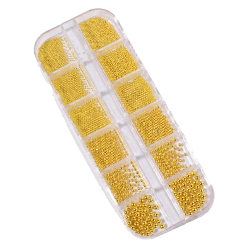 Nagelperlen – Nagelnieten, 3D-Kaviar-Perlen, Charm, Gold, Silber, Stahlkugeln, Dekoration für Maniküre-Zubehör Nagelperlen – Nagelnieten, 3D-Kaviar-Perlen, Charm, Gold, Silber, Stahlkugeln, Dekoration für Maniküre-Zubehör von Maciun