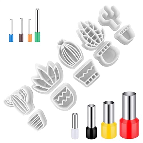 Ohrringschneider aus Ton, kleine Modellierform, Ohrringherstellungs-Set, wiederverwendbare Modellierwerkzeuge, Schmuckherstellung, Zubehör für Ohrstecker-Anhänger, Handwerk von Maciun