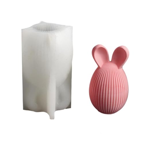Osterkerzenformen | 3D-Hasenohr-Ei-Gipsform – Feiertags-Aromatherapie-Kerzen-Schokoladenformen, Epoxidharz-Gussform für Ostern, Heimdekoration Osterkerzenformen | 3D-Hasenohr-Ei-Gipsform – Feiertags-Aromatherapie-Kerzen-Schokoladenformen, Epoxidharz-Gussform für Ostern, Heimdekoration von Maciun