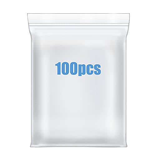 100 Stück 7,6 x 12,7 cm, strapazierfähig, dick, 4 mm, transparenter Reißverschluss, wiederverschließbar, Verpackungsbeutel, Schmuckperlen, langlebiger Kunststoff, wiederverschließbarer 100 Stück 7,6 x 12,7 cm, strapazierfähig, dick, 4 mm, transparenter Reißverschluss, wiederverschließbar, Verpackungsbeutel, Schmuckperlen, langlebiger Kunststoff, wiederverschließbarer von Macoota