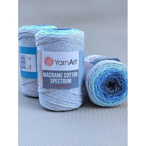 Garn Art Makramee Baumwolle Spektrum Makramee Schnur Harmonische Farben, einzigartige Makramee Handwerk 250 g, 246 m 80 % Baumwolle MakrameeSeil mehrfarbig Makramee, buntes MakrameeGarngewicht Garn Art Makramee Baumwolle Spektrum Makramee Schnur Harmonische Farben, einzigartige Makramee Handwerk 250 g, 246 m 80 % Baumwolle MakrameeSeil mehrfarbig Makramee, buntes MakrameeGarngewicht von Macrame