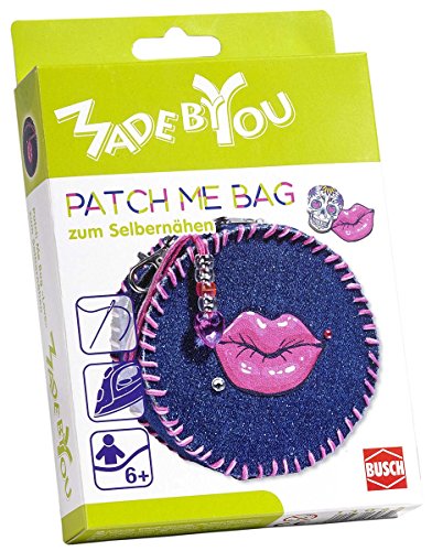 MADE BY YOU 13065" Patch Me Bag (Love) zum Selbernähen Kinder-Bastelset von MADE BY YOU