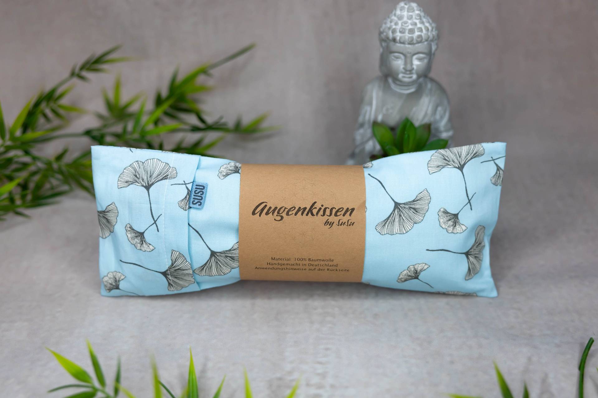 xl Extra Großes Augenkissen Babyblau Ginkgo Yoga Meditation Entspannung Homeoffice Lavendel Sandelholz Baumwolle Vegan xl Extra Großes Augenkissen Babyblau Ginkgo Yoga Meditation Entspannung Homeoffice Lavendel Sandelholz Baumwolle Vegan von MadeBySuSu