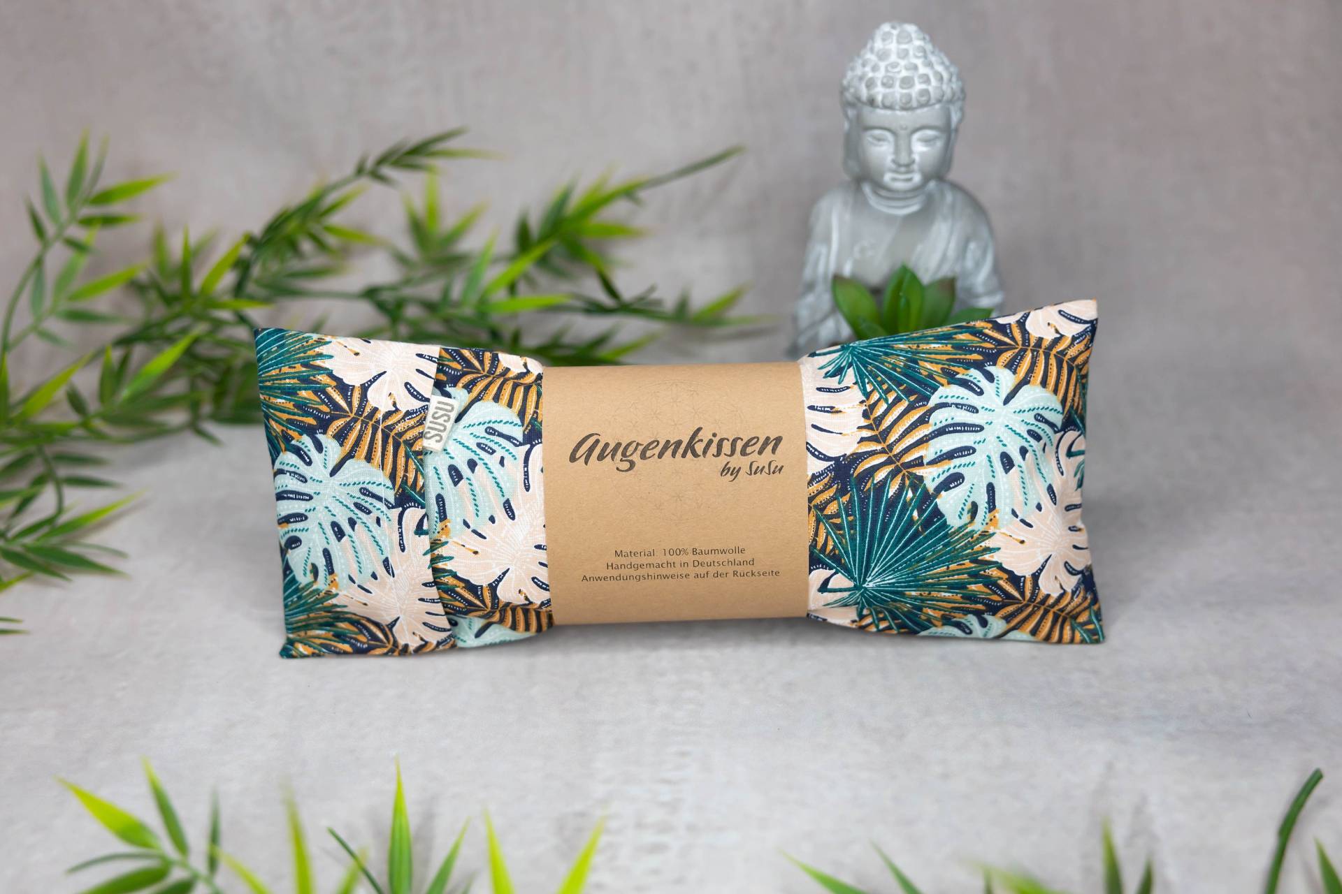 xl Extra Großes Augenkissen Petrol Grün Monstera Yoga Meditation Entspannung Homeoffice Lavendel Sandelholz Baumwolle Vegan xl Extra Großes Augenkissen Petrol Grün Monstera Yoga Meditation Entspannung Homeoffice Lavendel Sandelholz Baumwolle Vegan von MadeBySuSu