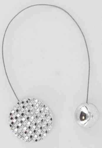 Raffhalter, Magnet-Raffhalter, Vorhang-Clip für Vorhänge und Gardinen, Modell und Farbe Ihrer Wahl von MadeInNature® (Embrasse Mosaïque Chrome) von MadeInNature