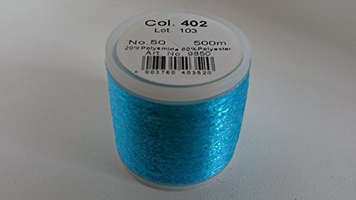 Madeira Metallic No.50 500m 402 hellblau von MADEIRA