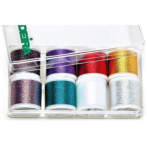 MADEIRA Stickgarn Metallic "Bunt", Inhalt: 8 Spulen MADEIRA Stickgarn Metallic "Bunt", Inhalt: 8 Spulen von Madeira