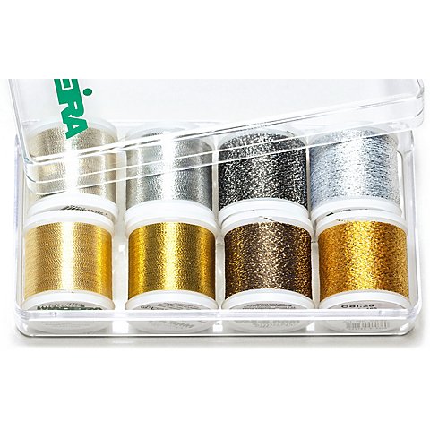 MADEIRA Stickgarn Metallic "Gold und Silber", Inhalt: 8 Spulen MADEIRA Stickgarn Metallic "Gold und Silber", Inhalt: 8 Spulen von Madeira