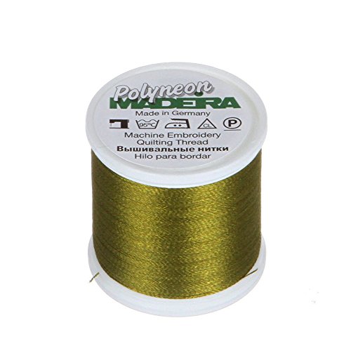 Madeira 9845 – – 1790 2-lagig Polyneon Polyester Stickgarn, 40 wt/135D 440 YD, Palmetto von MADEIRA