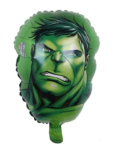 43,2 cm Folien-Party-Luftballons Avengers Hulk Spiderman Iron Man Captain America UK Madeokoltd (4 Stück Hulk) von Madeokoltd