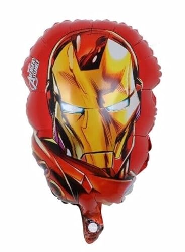 Party-Luftballons, 43,2 cm, Avengers, Hulk, Spiderman, Iron Man, Captain America, UK Madeokoltd (4 Stück Ironman) von Madeokoltd