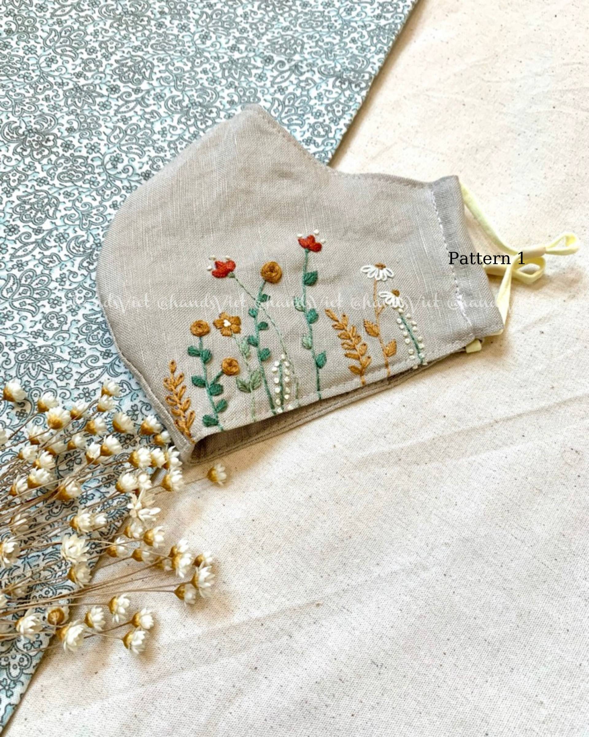 Buy 3 Get 1 Free Any - Blume Bestickte Gesichtsmaske, Bestickte Leinenmaske, Pastell Gesichtsmaske Buy 3 Get 1 Free Any - Blume Bestickte Gesichtsmaske, Bestickte Leinenmaske, Pastell Gesichtsmaske von MadewithloveByCherry