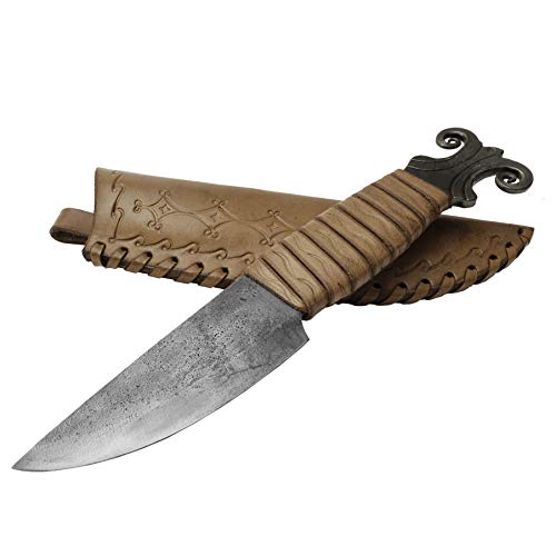 Madhammers Widdermesser braun Prämie Handgeschmiedetes Federstahl Messer - Scharfe & Spitze Klinge mit Echtledertasche Kunst- & Kulturliebhaber - Gesamtlänge 25 cm Madhammers Widdermesser braun Prämie Handgeschmiedetes Federstahl Messer - Scharfe & Spitze Klinge mit Echtledertasche Kunst- & Kulturliebhaber - Gesamtlänge 25 cm von Madhammers
