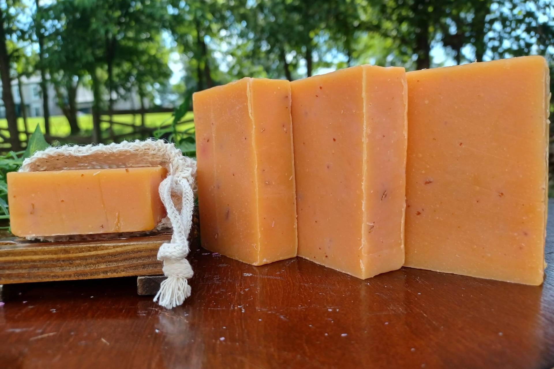 Peeling Kalt Verarbeitete Beruhigende Hafermealseife/Vegan, Feuchtigkeitsspendend, & Konditionierung Madi Es Orange Oatmeal Soap von MadisSoapandSuch