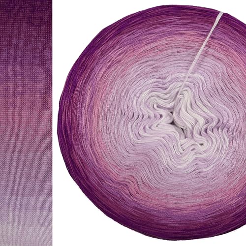 Farbverlaufsgarn 4 oder 3 Fach Bobbel Wolle häkeln stricken strickgarn Verlaufsgarn (Endless Love - Bischof außen, 3fach - 100g/500m) von LiLu´s Märchengarne