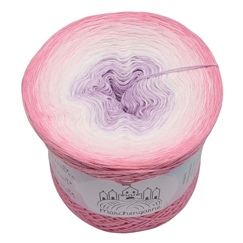 Mrchengarne Gradient Garn Feenstaub - Rosa auen, 4-fdig, 400g/1520m, Baumwollmischung von LiLu´s Märchengarne