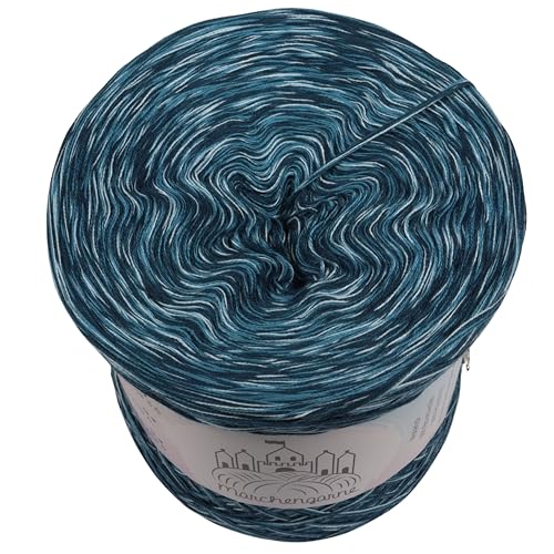 Farbverlaufsgarn Meliert 6Fach 300g - 750m Bobbel Wolle häkeln stricken strickgarn (Melodie der Meere) von LiLu´s Märchengarne