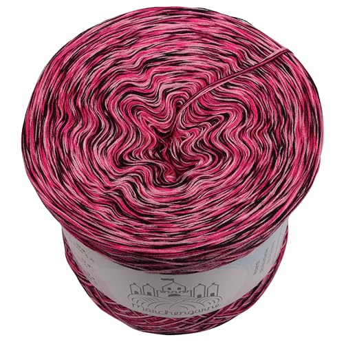 Farbverlaufsgarn Meliert 6Fach 300g - 750m Bobbel Wolle häkeln stricken strickgarn (Melodie der Party) von LiLu´s Märchengarne