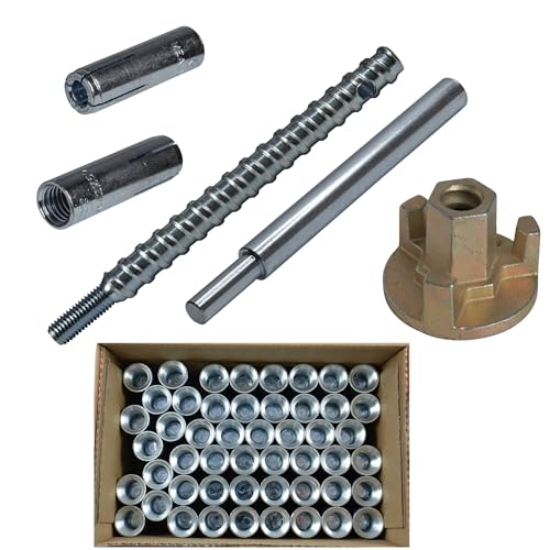 Befestigungsset Beton 53-teilig für Bohrdurchmesser 16 mm für Kernbohrständer wahlweise mit SDS-Plus-Bohrer von Märkische Diamantwerkzeuge