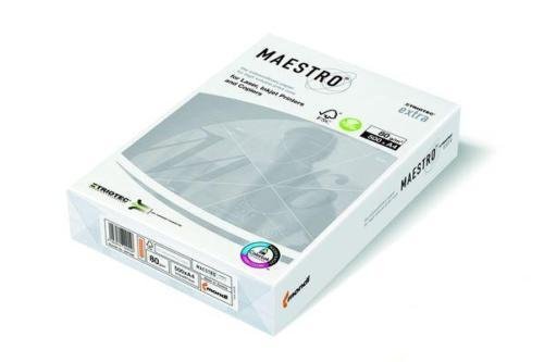 MAESTRO 9457A80S EXTRA Papier - A4, 80 g/qm, 500 Blatt, weiß von Maestro