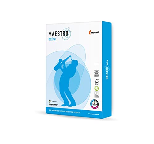 Maestro Extra Premium Kopierpapier 100g/m² DIN-A3-500 Blatt weiß Maestro Extra Premium Kopierpapier 100g/m² DIN-A3-500 Blatt weiß von Maestro