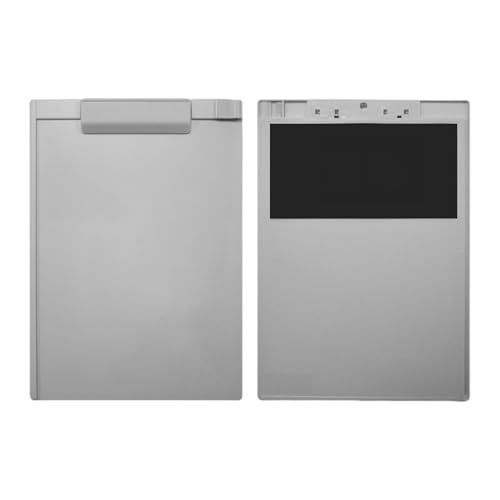 Mafagwre 2er Klemmbrett A4, Magnetisches Klemmbrett A4, Klemmbrettmappe, Kunststoff Klemmmappe A4 Mit Stiftclip, Schreibunterlage Mit Bügeklemme, Clipboard Zum Aufhängen (A) von Mafagwre