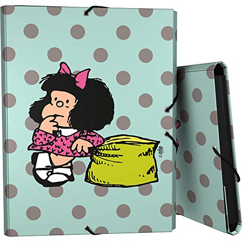 Mafalda 82402610 Kollektion Mafalda Ordner mit 3 Klappen, mehrfarbig, Blatt Mafalda 82402610 Kollektion Mafalda Ordner mit 3 Klappen, mehrfarbig, Blatt von Mafalda