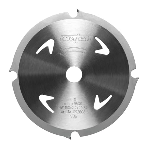 Mafell Sägeblatt-DT, 160 x 1,6 / 2,2 x 20 mm, Z 4, FZ, Abrasive Materialien von Mafell