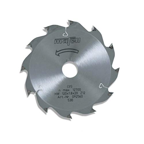 Mafell Sägeblatt-HM, 120 x 1,2/1,8 x 20 mm, Z 12, WZ von Mafell