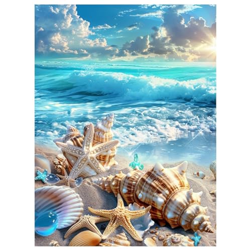 Mafenr Art Diamond Painting Landschaft, Diamantmalerei für Erwachsene, Landschaft, Diamantmalerei, für Erwachsene als Geschenk und Dekoration (30 x 40 cm) von Mafenr Art