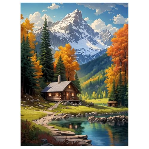 Mafenr Art Landschaft Diamond Painting Erwachsene Set, Landschaft Diamant Painting, Mosaikherstellung für Geschenke und Familie Décor (30x40cm) von Mafenr Art