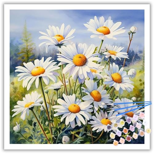 Malen Nach Zahlen Erwachsene, DIY Sonnenblume Paint by Numbers Adult, Malen Nach Zahlen Set für Geschenk und Heim Dekoration 30x30cm Ohne Rahmen Malen Nach Zahlen Erwachsene, DIY Sonnenblume Paint by Numbers Adult, Malen Nach Zahlen Set für Geschenk und Heim Dekoration 30x30cm Ohne Rahmen von Mafenr Art