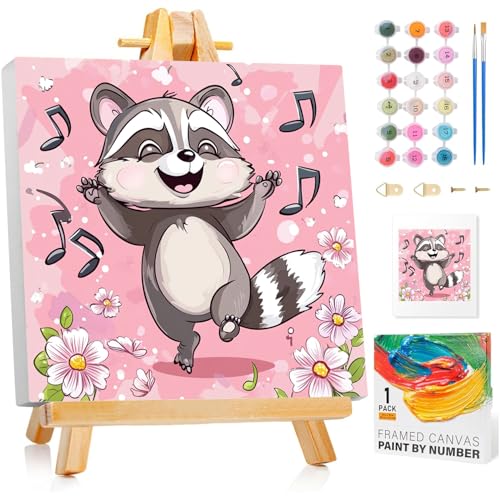 Malen Nach Zahlen Kinder mit Rahmen, Roter Panda Malen Nach Zahlen ab 5 6 7 8 9 10 Jahre Mädchen und Junge, Paint by Numbers für Geschenke und Wand Dekoration 20x20cm Mit Staffelei Malen Nach Zahlen Kinder mit Rahmen, Roter Panda Malen Nach Zahlen ab 5 6 7 8 9 10 Jahre Mädchen und Junge, Paint by Numbers für Geschenke und Wand Dekoration 20x20cm Mit Staffelei von Mafenr Art