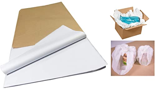 Seidenpapier, säurefrei, für Kleidung, dekoratives Geschenkpapier, Skizzieren und Schneiden, 18 g/m², 450 mm x 700 mm, Weiß, 100 Blatt von Mager