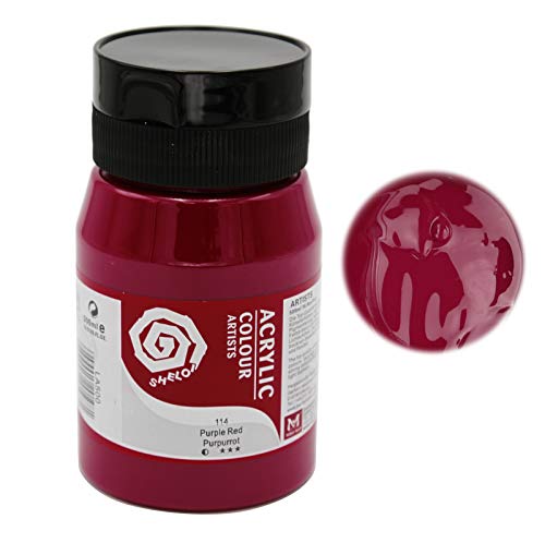 ARTIST Künstler- Acrylfarbe, hochpigmentierte Top-Qualität in 500 ml Vorratsgebinde 09 purpurrot ARTIST Künstler- Acrylfarbe, hochpigmentierte Top-Qualität in 500 ml Vorratsgebinde 09 purpurrot von Paintersisters