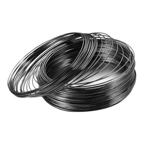 MagiDeal 100 Stück Schleife Drahtarmbänder Schmuckdrähte Mode Memory Draht Armbänder für DIY -Handwerk machen Enthusiasten Armband Making, Schwarz MagiDeal 100 Stück Schleife Drahtarmbänder Schmuckdrähte Mode Memory Draht Armbänder für DIY -Handwerk machen Enthusiasten Armband Making, Schwarz von MagiDeal