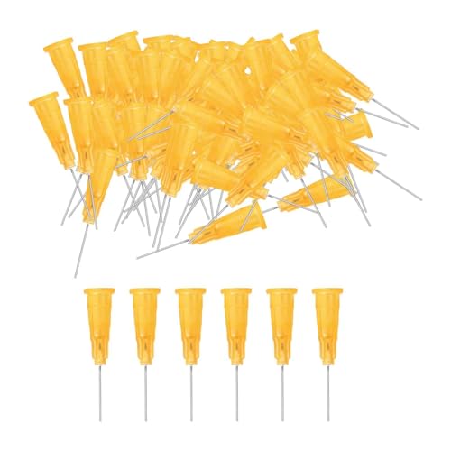 MagiDeal 100x Stumpfspitze Dispensing Pins Kleber Anwendungswerkzeuge Schraube Grenzfläche Edelstahl für Farbe Quilling Craft Flüssigkeit DIY, Orange MagiDeal 100x Stumpfspitze Dispensing Pins Kleber Anwendungswerkzeuge Schraube Grenzfläche Edelstahl für Farbe Quilling Craft Flüssigkeit DIY, Orange von MagiDeal