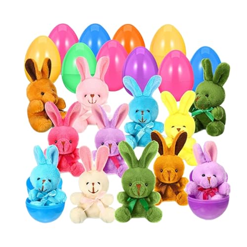MagiDeal 12pcs vorgefüllte Ostereier mit Plüsch -Spielsachen, Stofftiere Kaninchen präsentieren Innenkorb -Stuffers Füllstoffe für Erwachsene MagiDeal 12pcs vorgefüllte Ostereier mit Plüsch -Spielsachen, Stofftiere Kaninchen präsentieren Innenkorb -Stuffers Füllstoffe für Erwachsene von MagiDeal