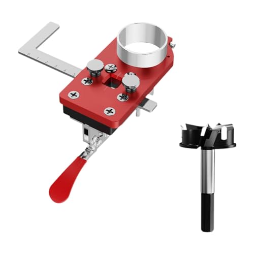 MagiDeal 35mm Scharnierbohrer Jig Hole Guide mit Klemme, Schrankscharnierscharnern -Bohrloch Puncher für Partikelplatine Festholzhartholz von MagiDeal