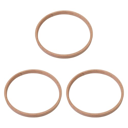 MagiDeal 3pcs Kranzringe Macrame Hoops Circle DIY robuste hölzerne Reifen für Handwerks , 4 Inch MagiDeal 3pcs Kranzringe Macrame Hoops Circle DIY robuste hölzerne Reifen für Handwerks , 4 Inch von MagiDeal