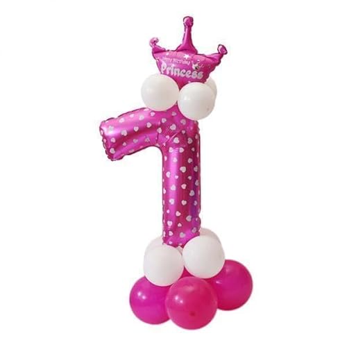 MagiDeal 3x Zahlenballon mit Zahl 0 9 Latexballon Riesenzahl Luftballon Folienballon Baby Dusche Party Kindergeburtstag Deko von MagiDeal