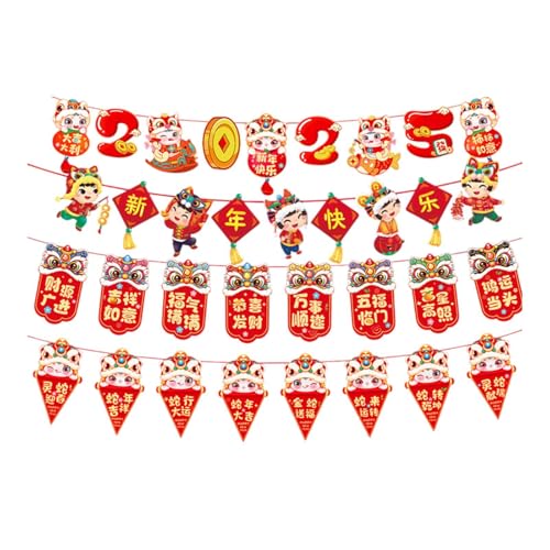 MagiDeal Banner-Dekoration zum chinesischen Neujahr, chinesische Schriftzeichen, Foto-Requisiten, Frühlingsfest-Dekorationen für Wohnzimmerfenster, Style D MagiDeal Banner-Dekoration zum chinesischen Neujahr, chinesische Schriftzeichen, Foto-Requisiten, Frühlingsfest-Dekorationen für Wohnzimmerfenster, Style D von MagiDeal