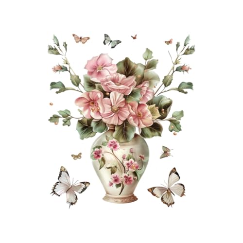 MagiDeal Blumenvase Schmetterling Wandkleher Aufkleber Aufkleber PVC Tapete Innenschiffe Schlafzimmer Badezimmertür Selbstklebrige Dekoration modern MagiDeal Blumenvase Schmetterling Wandkleher Aufkleber Aufkleber PVC Tapete Innenschiffe Schlafzimmer Badezimmertür Selbstklebrige Dekoration modern von MagiDeal