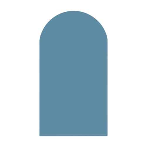 MagiDeal Boho Arch Wall Aufkleber PVC Tapetenschale und Stick Minimalismus Bogenwand Aufkleber klebrig für Klassenzimmertür Wohnzimmer Kinderzimmer, Blau von MagiDeal