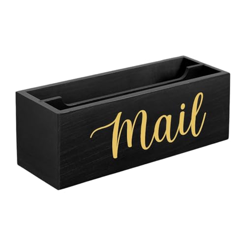 MagiDeal Briefhalterbox, Brief-Organizer, Briefablage, Briefhalter mit Trennwand für Bauernhaus, Eingangsbereich, Tisch, Küchentheke, Büro von MagiDeal