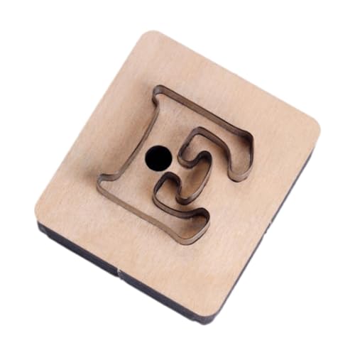 MagiDeal Buchstabenförmige Stanzform, Schablone Zur Herstellung von Anhängern, Rostfrei, Handgefertigt, Schneidemodell für Schneider, Heimwerker, E von MagiDeal