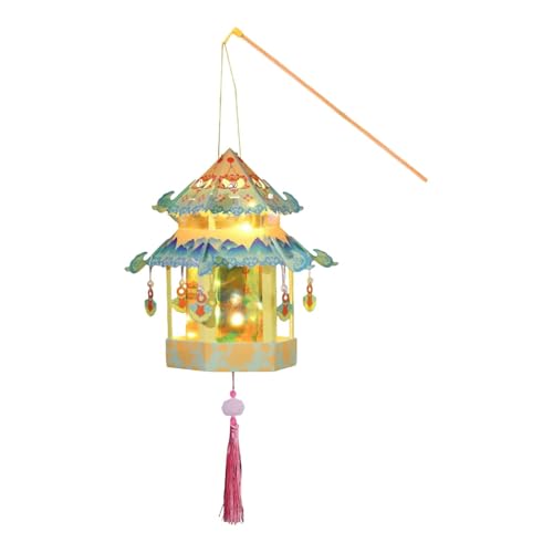 MagiDeal Chinesische Laterne Basteln Festival Laterne DIY Set Handlaterne Kleine Laterne für Kinder für Geburtstagsparty Mondfest, Style B MagiDeal Chinesische Laterne Basteln Festival Laterne DIY Set Handlaterne Kleine Laterne für Kinder für Geburtstagsparty Mondfest, Style B von MagiDeal